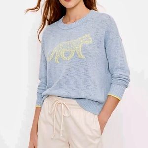 Lou & Grey Leopard Sweater NWT , size L 🐆🐆✨